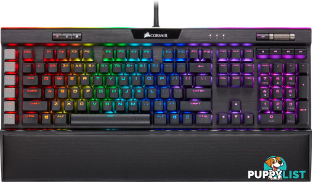 Corsair CH-9127411-NA K95 RGB PLATINUM XT Mechanical Gaming Keyboard, Cherry MX Blue - Corsair - 840006617563 - CH-9127411-NA