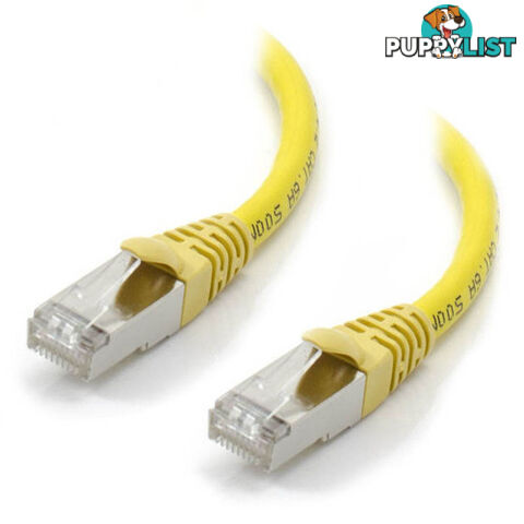 Alogic C6A-01-Yellow-SH 1m Yellow 10G Shielded CAT6A LSZH Network Cable - Alogic - 9350784005977 - C6A-01-Yellow-SH