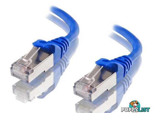 Astrotek AT-RJ45BLUF6A-15M CAT6A Shielded Cable 15m Blue 10GbE RJ45 Ethernet Network LAN S/FTP LSZH Cord 26AWG - Astrotek - 9320422519654 - AT-RJ45BLUF6A-15M