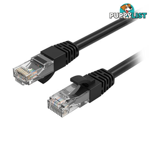 Cruxtec RC6-010-BK 1m 26AWG OFC(Oxygen Free Copper) CAT6 Network Cable - Cruxtec - 0787303419622 - RC6-010-BK