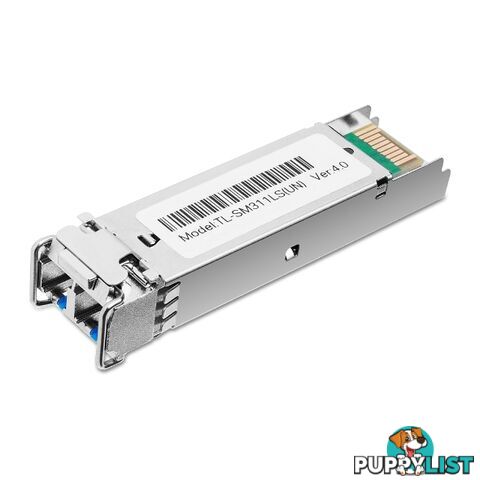 TP-Link TL-SM311LS SFP Module Single Mode Mini GBIC, IEEE 802.3z, LC-Type, 1310nm, 10km, Single-mode - TP-Link - 6935364030216 - TL-SM311LS