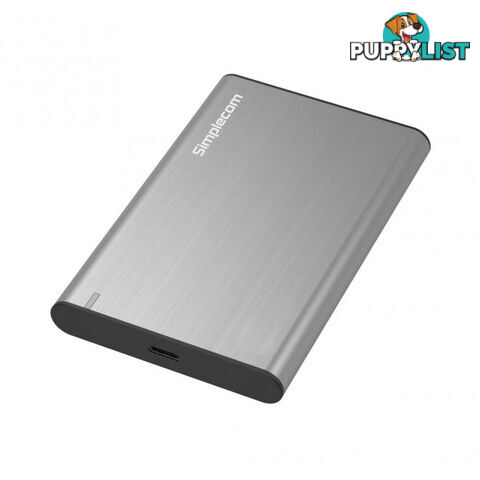 Simplecom SE221 Aluminium 2.5" SATA HDD/SSD to USB 3.1 Enclosure Grey SE221GR - Simplecom - 9350414001768 - SE221GR