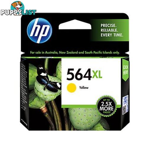 HP No.564 XL CB325WA High Yield Yellow Original Ink Cartridge - HP - 193424494804 - CB325WA