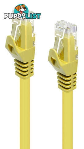 Alogic 2.5m Yellow CAT6 Network Cable C6-2.5-Yellow - Alogic - 9350784008428 - C6-2.5-Yellow