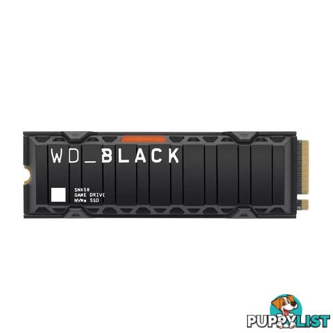 WD WDS500G1XHE Black SN850 500GB Gen4 NVMe SSD - with Heatsink - WD - 718037875897 - WDS500G1XHE