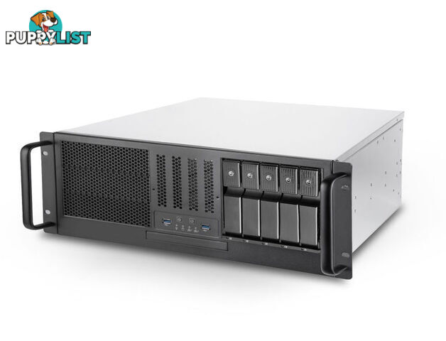 Silverstone RM41-H08 Black 4U Rackmount Case NO PSU SST-RM41-H08 - Silverstone - 4710007229972 - SST-RM41-H08