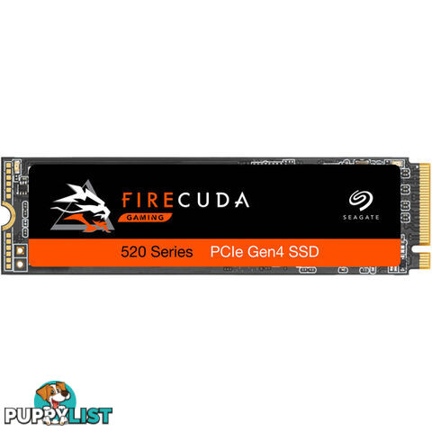 Seagate ZP1000GM3A002 1TB FIRECUDA 520 SSD M.2 NVME - Seagate - 8719706020008 - ZP1000GM3A002