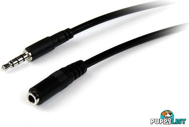 StarTech MUHSMF2M 3.5mm 4 Position Headset Extension Cable - StarTech - 065030847933 - MUHSMF2M