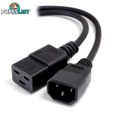 Alogic MF-C14C19-01 1M Power Extension Cord (IEC320C14 to IEC320C19) - Alogic - 9350784016836 - MF-C14C19-01