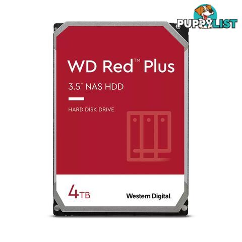 WD WD40EFPX Red Plus 4TB 3.5" SATA III NAS Hard Drive - WD - 718037899794 - WD40EFPX