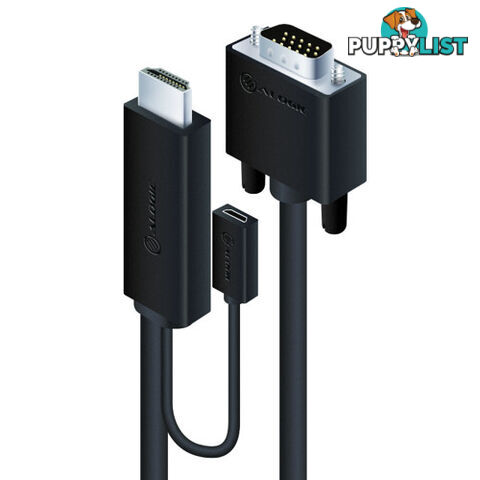 ALOGIC HDVG-MM-03 SmartConnect HDMI to VGA Cable - 3m - Alogic - 9350784015655 - HDVG-MM-03