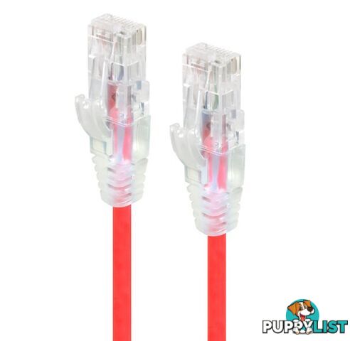 Alogic C6S-01RED 1m Red Ultra Slim Cat6 Network Cable UTP 28AWG - Alogic - 9350784011404 - C6S-01RED