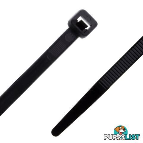 Ty-It NC1536BLK Nylon Cable Tie Black (UV Rated) 150mm X 3.6mm - (Bag of 100) - Generic - 9352399003874 - NC1536BLK