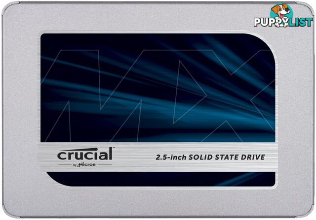 CRUCIAL CT4000MX500SSD1 MX500 4TB, 2.5" INTERNAL SATA SSD, 560R/510W MB/s, 5YR WTY - Crucial - 649528906472 - CT4000MX500SSD1