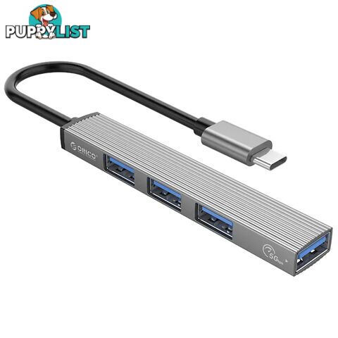 Orico AH-13-GY Aluminum USB-C to USB Hub - Orico - 6954301109709 - AH-13-GY