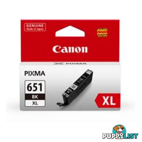 Canon CLI651XL Black Catridge CLI651XLBK - Canon - 4960999905174 - CLI651XLBK