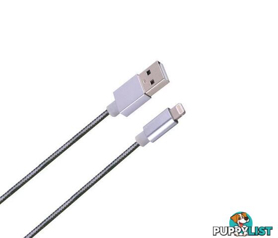 8Ware 8W-IPHR1 Premium 1m Apple Certified USB Lightning Data Sync Fast Charging Cable - 8ware - 0750258579864 - 8W-IPHR1