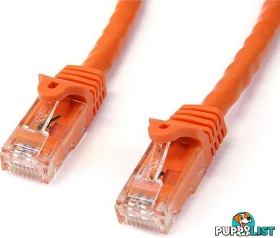 StarTech N6PATC2MOR 2m Orange Snagless UTP Cat6 Patch Cable - StarTech - 065030856577 - N6PATC2MOR