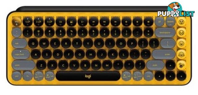 Logitech 920-010577 POP KEYS WIRELESS MECH KEYBOARD - YELLOW - Logitech - 97855169945 - 920-010577