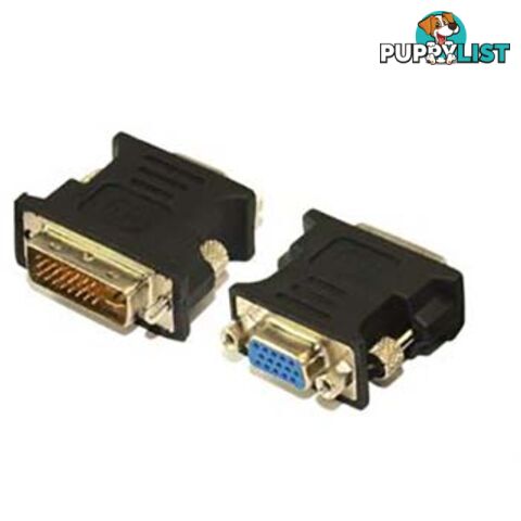 Alogic DVI-I Male to HD15 VGA Female Video Adapter DVI-VGA-MF - Alogic - 9319866027689 - DVI-VGA-MF