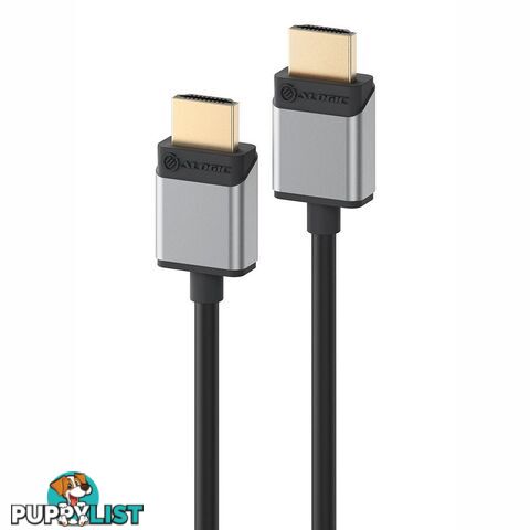 Alogic SSULHD02-SGR Slim Super Ultra HDMI to HDMI Cable Male to Male 2m - Alogic - 9350784023223 - SSULHD02-SGR