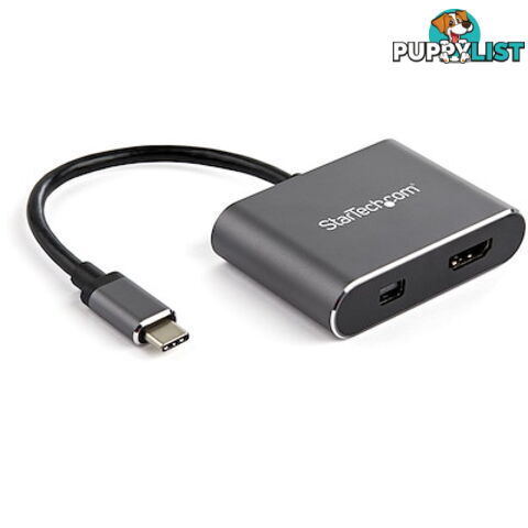 STARTECH CDP2HDMDP USB-C to HDMI or mDP 2-in-1 Adapter - StarTech - 0065030884365 - CDP2HDMDP