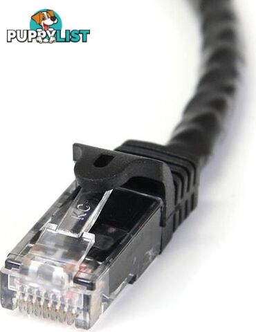 StarTech N6PATC3MBK 3m Black Snagless Cat6 UTP Patch Cable - StarTech - 065030846479 - N6PATC3MBK