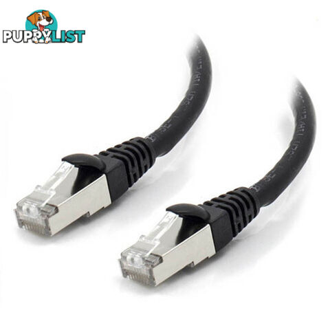 Alogic C6A-1.5-Black-SH 1.5m Black 10G Shielded CAT6A LSZH Network Cable - Alogic - 9350784006950 - C6A-1.5-Black-SH