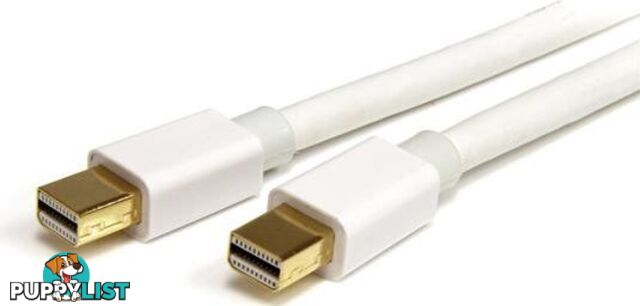 StarTech MDPMM3MW 3m 10ft White Mini DisplayPort Cable M/M - StarTech - 065030846134 - MDPMM3MW