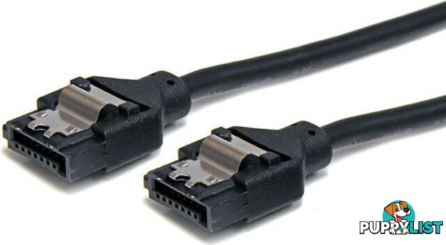 StarTech LSATARND24 24in Latching Round SATA Cable - StarTech - 065030845618 - LSATARND24