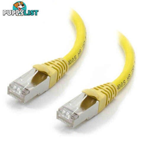 Alogic C6A-02-Yellow-SH 2m Yellow 10G Shielded CAT6A LSZH Network Cable - Alogic - 9350784005984 - C6A-02-Yellow-SH