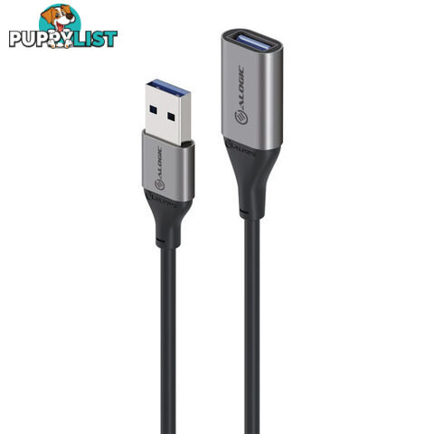 Alogic U32AARBK 2m Ultra USB3.0 USB-A (Male) to USB-A (Female) Extension Cable - Alogic - 9350784016287 - U32AARBK