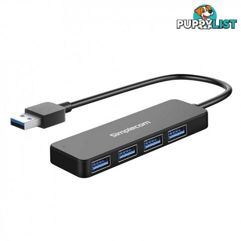 Simplecom CH342 USB 3.0 (USB 3.2 Gen 1) SuperSpeed 4 Port Hub for PC Laptop - Simplecom - 9350414002420 - CH342