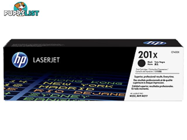 HP 201X High Yield Black Original LaserJet Toner Cartridge (CF400X) - HP - 888793237984 - CF400X