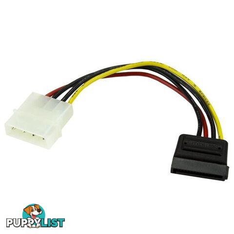 StarTech SATAPOWADAP 6in Molex to SATA Power Cable Adapter - StarTech - 065030796330 - SATAPOWADAP