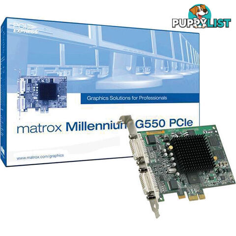 Matrox G55-MDDE32F Millennium G550 PCIe Graphics Card - Matrox - 790750208879 - G55-MDDE32F