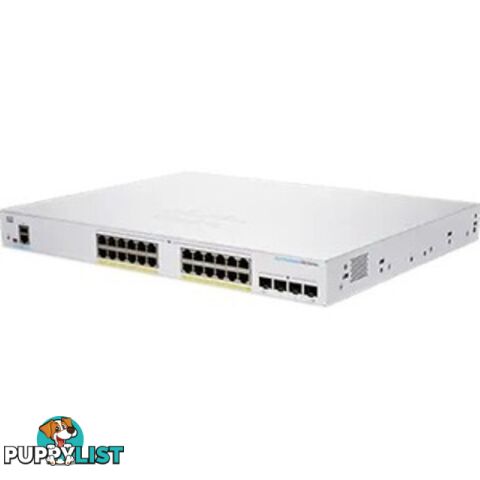 Cisco CBS250-24P-4G-AU 24x 10/100/1000 PoE+ ports with 195W power budet + 4x Gigabit SFP - Cisco - 889728295086 - CBS250-24P-4G-AU