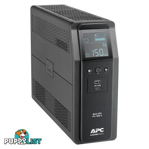 APC BR1600SI Back Up Line Interactive TW Smart-UPS 1600VA 230V 960W 8x IEC C13 Sockets 2 Year Warranty - APC - 0731304346920 - BR1600SI