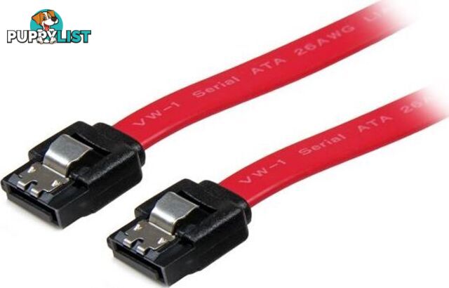 StarTech LSATA18 18in Latching SATA Cable - StarTech - 065030818896 - LSATA18