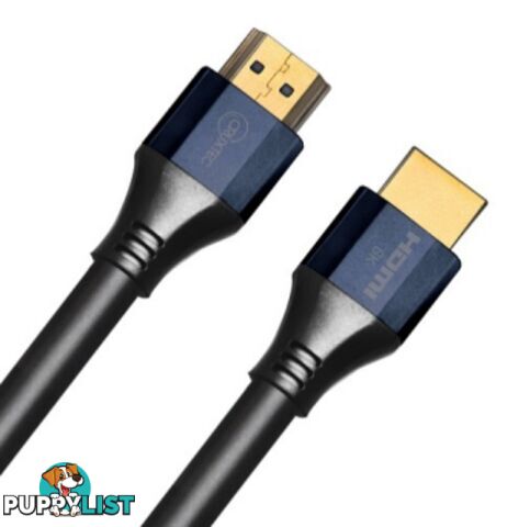 Cruxtec HC21-02-BK HDMI 2.1 8K With Ethernet PVC 2M - Cruxtec - 0787303421311 - HC21-02-BK