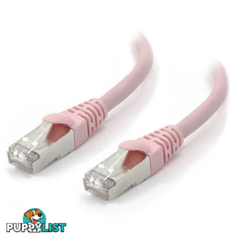 Alogic C6A-1.5-Pink-SH 1.5m Pink 10GbE Shielded CAT6A LSZH Network Cable - Alogic - 9350784007896 - C6A-1.5-Pink-SH