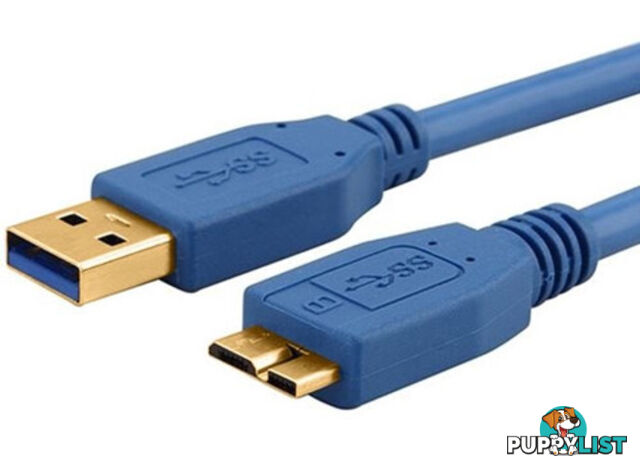 Astrotek AT-USB3MICRO-AB-3M USB 3.0 Cable 3M Type A Male To Micro B - Blue - Astrotek - 9320200600895 - AT-USB3MICRO-AB-3M