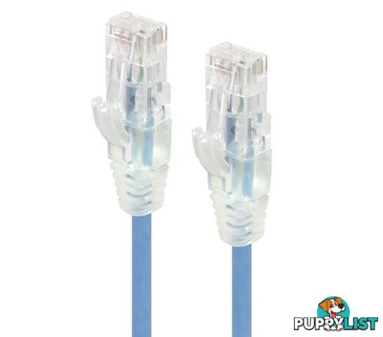 Alogic C6S-03BLU 3m Blue Ultra Slim Cat6 Network Cable UTP 28AWG - Alogic - 9350784011015 - C6S-03BLU