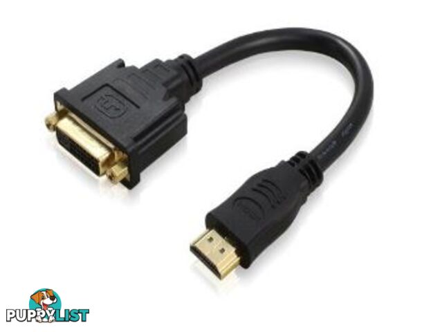 Alogic HDMI-DVI-15MF 15cm HDMI (M) to DVI-D (F) Adapter Cable - M to F - Alogic - 9350784001849 - HDMI-DVI-15MF