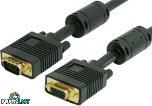 Comsol H15MF-05-H 5M Extended Distance VGA Cable HD15M-HD15F - Comsol - 9332902005830 - H15MF-05-H