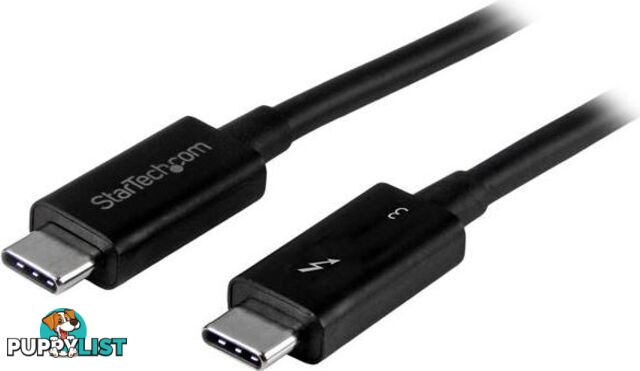 StarTech TBLT3MM1MA 1M THUNDERBOLT 3 USB-C CABLE - 40GBPS - StarTech - 065030864107 - TBLT3MM1MA