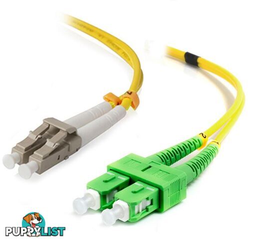 Alogic SCALC-02-OS2 2m SCA-LC Single Mode Duplex LSZH Fibre Cable 09/125 OS2 - Alogic - 9350784009180 - SCALC-02-OS2