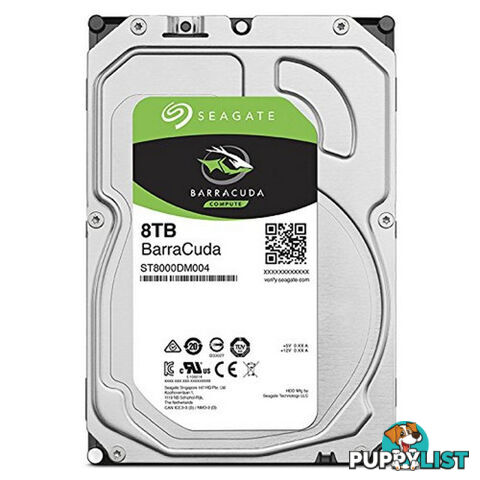 Seagate ST8000DM004 8TB Barracuda 3.5" HDD - Seagate - 763649094419 - ST8000DM004