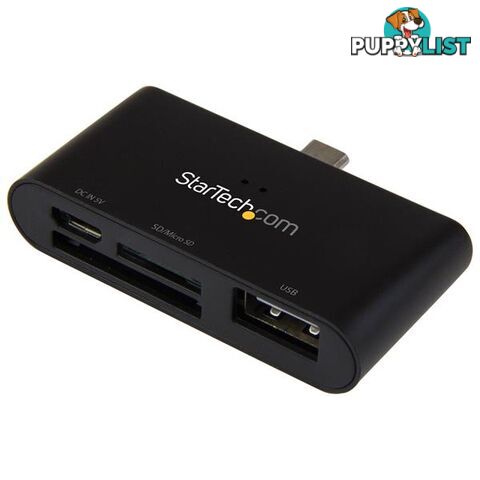 StarTech FCREADU2OTGB OTG USB Card Reader - SD & Micro SD - StarTech - 065030860505 - FCREADU2OTGB