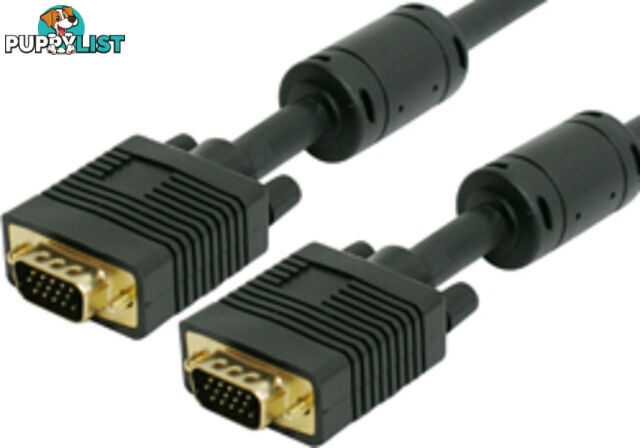 Comsol H15MM-01-H 1M VGA Monitor Cable 15 Pin Male to 15 Pin Male - Comsol - 9332902008275 - H15MM-01-H